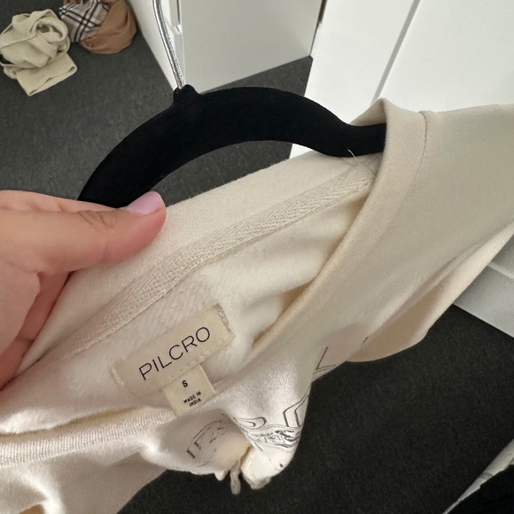 Anthropologie ruffle twofer sweatshirt dress - Picture 3 of 3